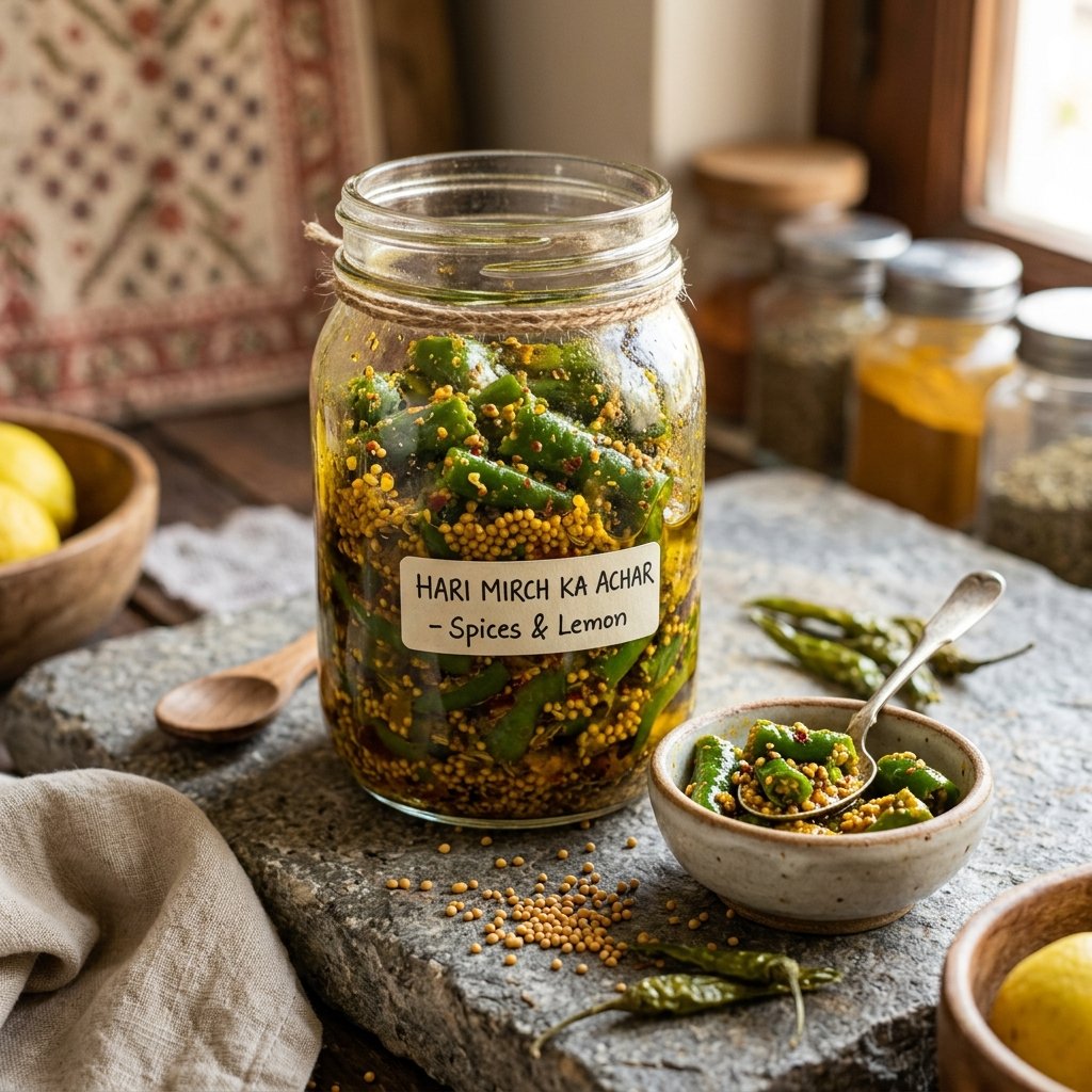 Green Chilli Pickle